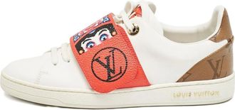 Louis Vuitton Kyoto sneakers met bloemenbandje - Wit