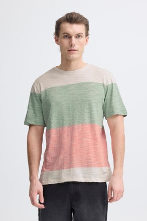 Blend T-Shirt BLEND BHKEITH BLOCK S/S TEE, Herren, Gr. XXL, burnt coral, Single Jersey, Obermaterial: 100% Baumwolle, regular fit normal, Rundhals, Shirts T