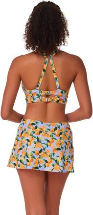 Sunsets Sporty Swim Skirt Bottoms in Clementine at Nordstrom, Size X-Large
