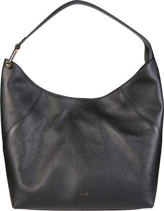 Furla Lara L Hobo - Dames - Schoudertassen - Zwart - ONE Size - Leer - Tassen