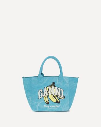 Ganni Banana print Tote Bag Female UNI