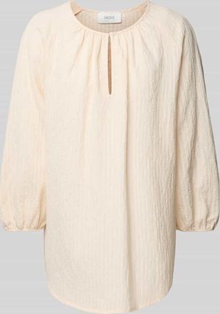 More Relaxed Fit Bluse mit 3/4-Arm in Hellgelb, Gr&ouml;&szlig;e 38