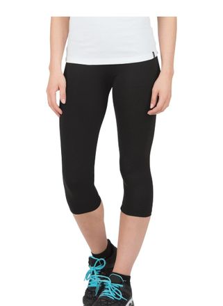 Trigema Leggings TRIGEMA TRIGEMA Capri-Leggings, Damen, Gr. XXL, US-Gr&ouml;ssen, schwarz, 85% Polyester (Bioactive), 15% Elasthan, Basic, Hosen Leggings