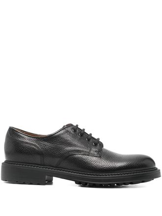 Doucal's textured derby shoes - Nero