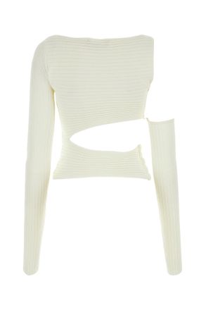 ADĀMO Andrea Adamo Ivory Maglie Sweater