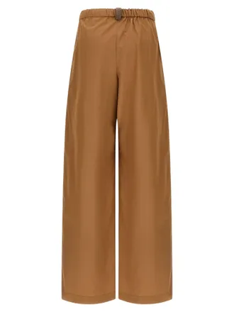 Fabiana Filippi Cotton Poplin Trousers - Tan