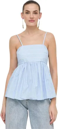 Twinset Mujer, Camisetas, Azul, Talla: L