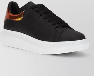 Alexander McQueen leather platform sneakers