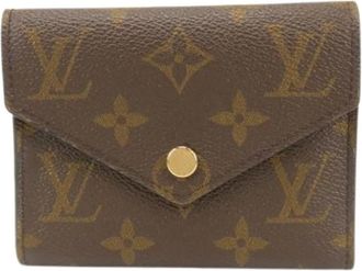 Louis Vuitton Pre-owned Portemonnee (tri-fold) - Dames - Vintage Accessoires - Bruin - ONE Size - Vintage