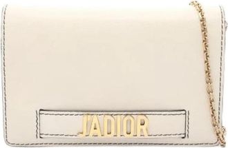 Dior Pre-owned Jadior Leren Schoudertas - Dames - Vintage Schoudertas - Wit - ONE Size - Leer - Vintage