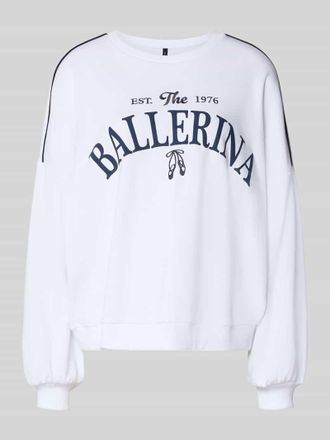 Vero Moda Oversized Sweatshirt aus Baumwoll-Mix Modell JAMIE in Weiss, Gr&ouml;&szlig;e XL