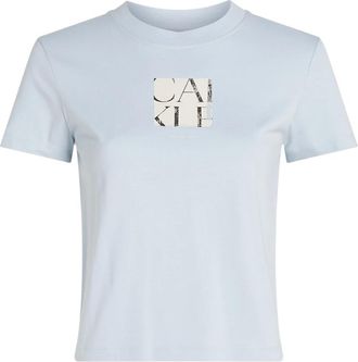 Calvin Klein Jeans Mujer, Camisetas, Azul, Talla: S
