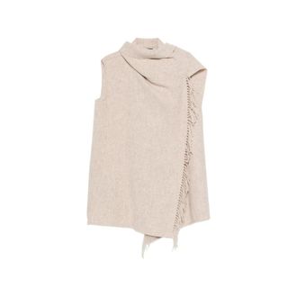 Fabiana Filippi Dames, Jassen, Beige, Maat: ONE Size