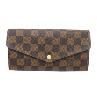 Louis Vuitton Pre-owned Wallets, female, Brown, Size: ONE SIZE Pre-owned Long wallet (bi-fold)