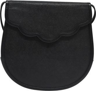 Saint Laurent Black Leather Shoulder Bag (Pre-Owned)