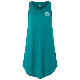 super.natural Little Heartwood Dress Kleid f&uuml;r Damen | t&uuml;rkis