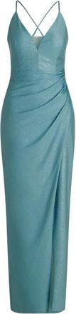 Vera Mont Kleedjes, Dames, Groen, XS, Figurbetontes Maxi-Abendkleid