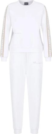 Emporio Armani Witte Playsuits van Ea 7 - Dames - Trainingspakken - Wit - S - Fitness