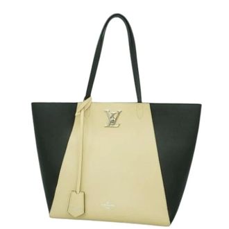 Louis Vuitton Pre-owned Tote Bags, female, Multicolor, Size: ONE SIZE Pre-owned Lockme Cabas Tote Bag