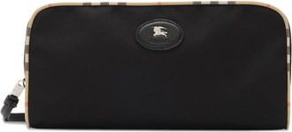 Burberry Large Check Trim Travel Pouch