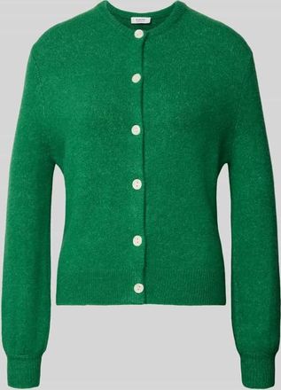 b.young B.Young Strickjacke mit Knopfleiste Modell NIMMA in Gruen, Gr&ouml;&szlig;e XXL