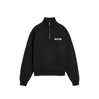 Jacquemus Gros-Grain Half-zip Sweater