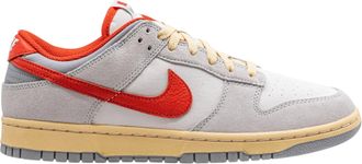 Nike Dunk Low SE 85 Athletic Department Sneakers in Sail/Picante Red/Photon Dust Women Low-Top