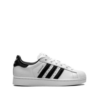 adidas Sneakers, female, White, 7 UK, White Superstar II Trainers with Pony Details