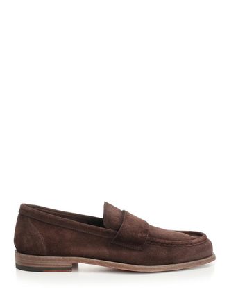 Corvari Suede Moccasin Scarpe Basse Marrone-Uomo