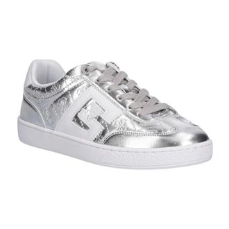 Guess Schoenen, Dames, Grijs, 38 EU, Leer, Nochee 2 Sneakers