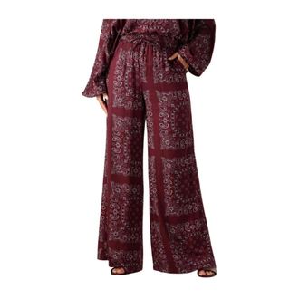 Amaya Amsterdam Jules Wijde Broek - Dames - Broeken - Veelkleurig - Maat: S Viscose