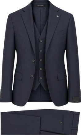 Tagliatore Single Breasted Suit - Heren - Business pakken - Blauw - S - Kostuums