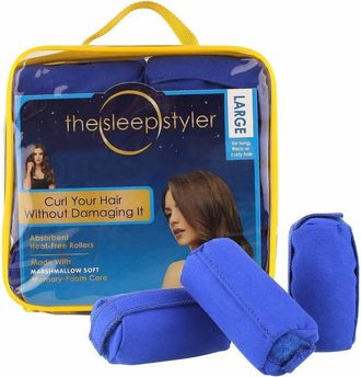 Trade Shop Trade Shop - 16pcs Curles Memory Homarm Peinado Grande Ricci Pelo Perfecto Noche De Dormir