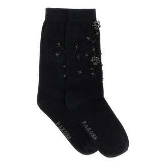 P.A.R.O.S.H. Calcetines Colz - Underwear - Mujer - Negro - ONE SIZE