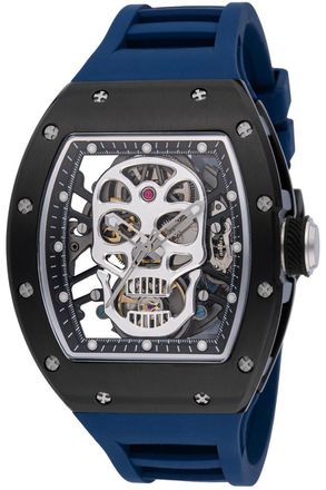 Invicta S1 Rally 49023 Heren Horloge - Automatisch Uurwerk - Roestvrij Staal met zwarte Wijzerplaat - 41mm