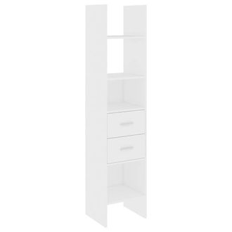 vidaXL Estanter&iacute;a Librer&iacute;a Madera Contrachapada Blanco 40x35x180 Cm Vidaxl