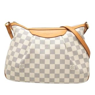 Louis Vuitton Pre-owned Siracusa PM - Dames - Pre-owned - Wit - Maat: ONE Size