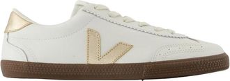 Veja Volley Leather - Dames - Sneakers - Beige - 37 EU - Leer - Schoenen