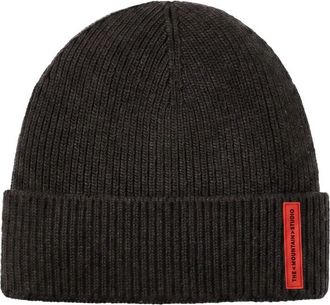 The Mountain Studio Cashmere Mix Rib Beanie M&uuml;tze - Unisex | schwarz