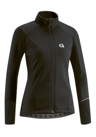 Gonso Fahrradjacke GONSO FURIANI, Damen, Gr. 40, schwarz, 100% Polyester, Jacken Fahrradjacke, Damen Softshell-Jacke, Windjacke atmungsaktiv und wasserabwei