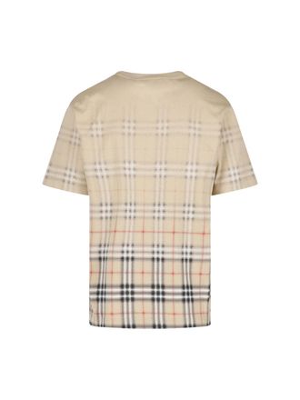 Burberry Mens T-Shirts And Polos Beige Cotton