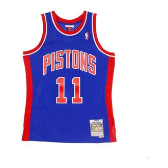 Mitchell & Ness Sportswear, male, Blue, Size: S Isiah Thomas Swingman Jersey 1988-89