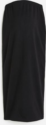 H&M MAMA Jupe aus Baumwolljersey - Schwarz