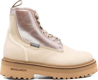 Woolrich Leather Lace Up Boots