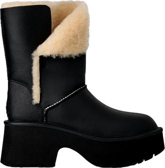 UGG Esmee Leather Boot Black 1172590-BLK Womens