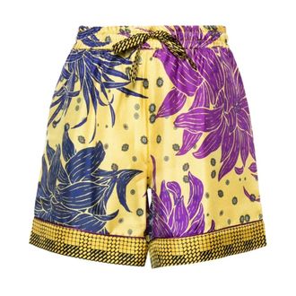 Pierre-Louis Mascia Aloe Floral-Print Shorts - female - Pierre-Louis Mascia - Short Shorts - Multicolor - M - Shorts