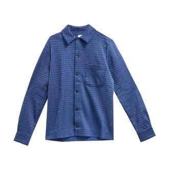Paul Smith Casual Shirts, male, Blue, Size: XL Camicia Pied De Poule