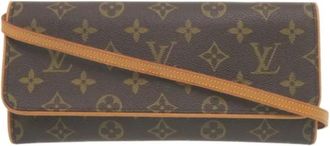 Louis Vuitton Pre-owned Cross Body Bags, female, Brown, Size: ONE SIZE Pre-owned Canvas shoulder-bags