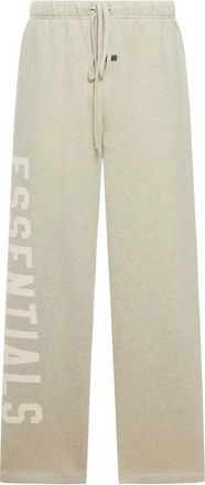 Fear of God Broeken, Heren, Beige, XL, Katoen, Beige Katoen Trekkoord Tailleband Logo Detail