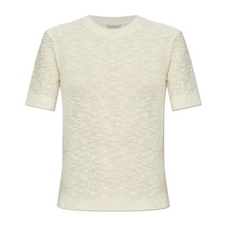 Moncler Dames, Truien, Beige, Maat: S Katoen